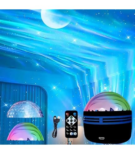 Amazon.co.jp: Govee Star Light プロジェクター 3つのオーロラ流れる